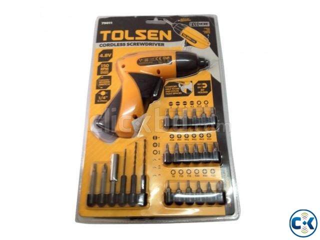 Cordless Screwdriver Set With Drill Machine large image 0