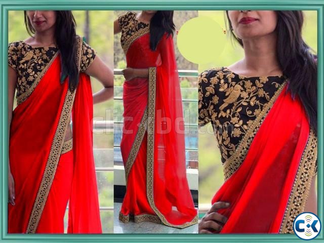 Valentine Day Saree Collection 2017 large image 0