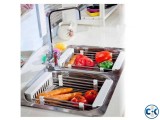 Kitchen Sink Vegetables Storage Washing Rack