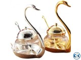 Swan Sugar Bowl with Spoon -1pc