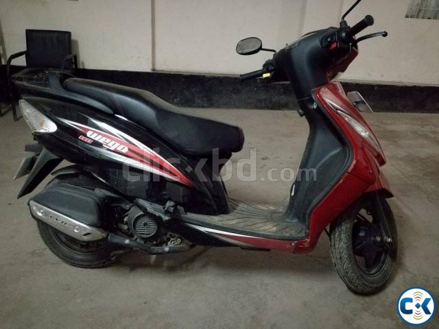 TVS wego Scooty - Red Black 2016 model 55-60km Liter 110cc wt 109 large image 0