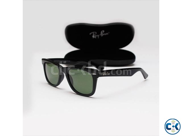 Wayfarer Black Frame Sunglasses AB0002 large image 0