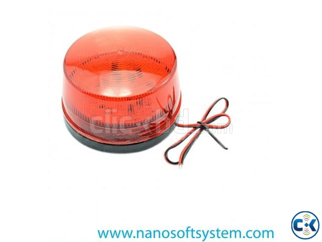 Red LED strobe Signal Warning Light flash Siren large image 0