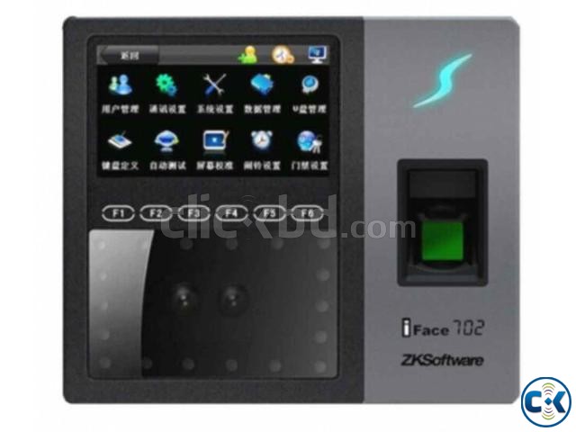 Biometric recognition Face time attendance system large image 0