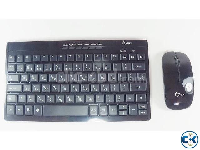 Wireless Mouse Keyboard A.tech large image 0