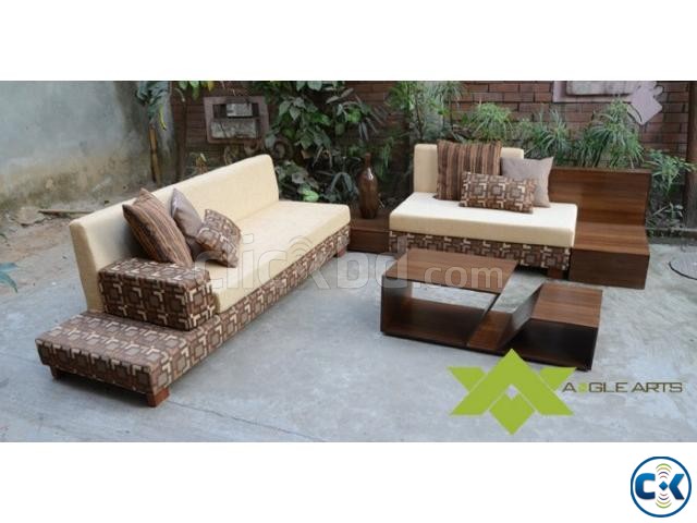 Modern L Shaped Sofa Set no- 08 large image 0