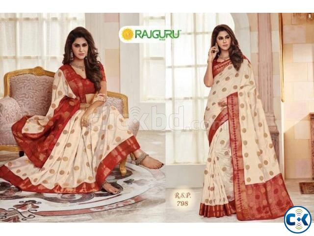 Original Rajguru Silk Katan Saree -1pc large image 0