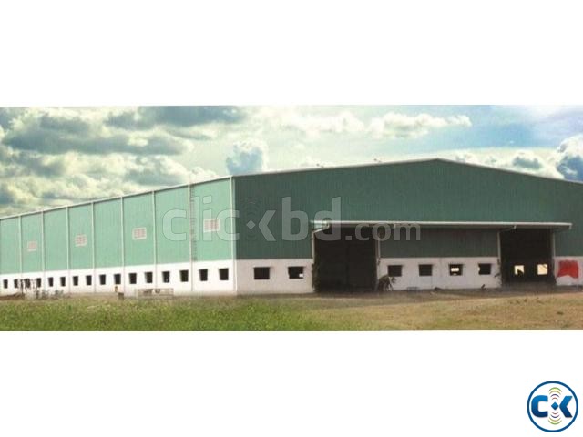 PREFAB. STEEL INDUSTRIAL SHED FOR RENT large image 0