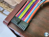 Custom color sleeve extension cables set