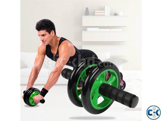 Braked AB Exercise Wheel large image 0