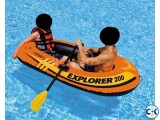 পোর্টেবল ডাবল এয়ার বোট - 2 Person Rubber Boat