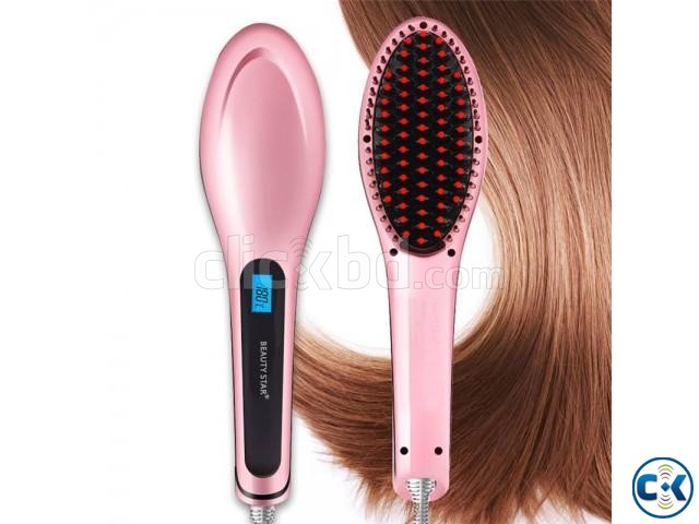 Fast Hot Hair Straightener Comb Brush large image 0