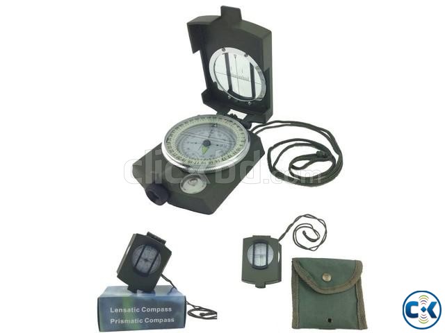 Prismatic Lensatic Compass with Strape large image 0