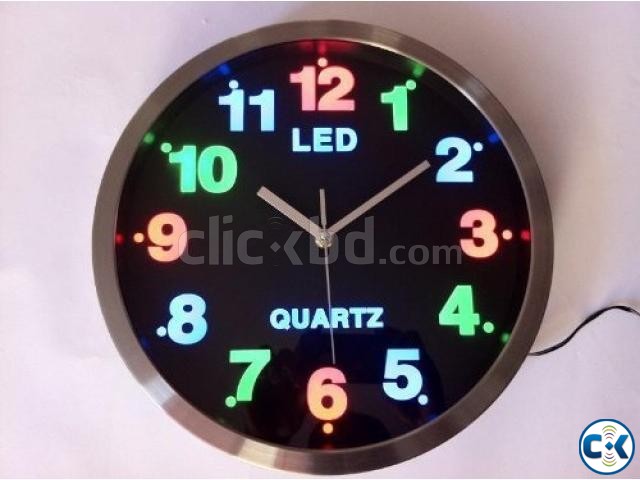 LED WALL CLOCK large image 0