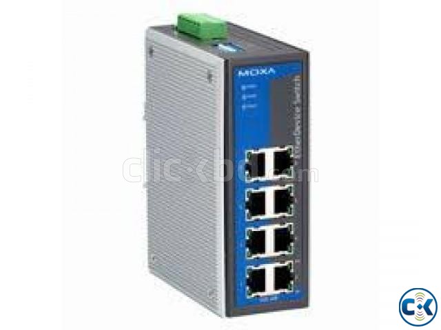 Moxa EDS308 8 port gigabyte switch large image 0