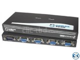 CC TV Output 8-Port VGA Audio Splitter