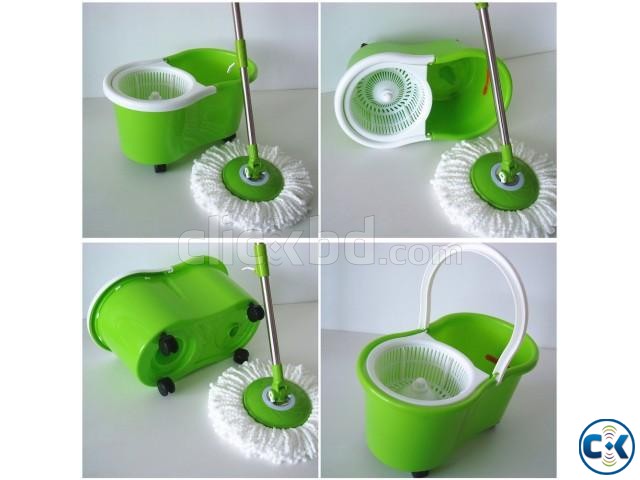 360 spin mop with bucket large image 0