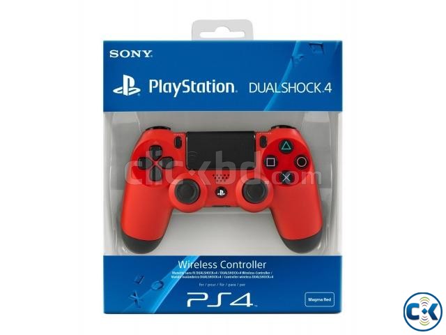 Sony PlaySation DualShock 4 Red Blue Colour large image 0