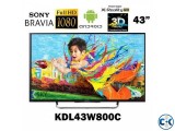 Sony TV W800C 43 inch Smart Android 3D LED TV