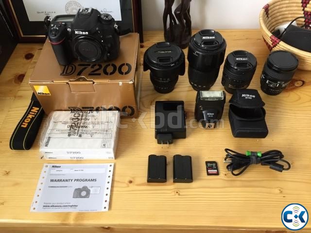 Nikon Dslr Camera Kit. Nikon D7200 Camera  large image 0