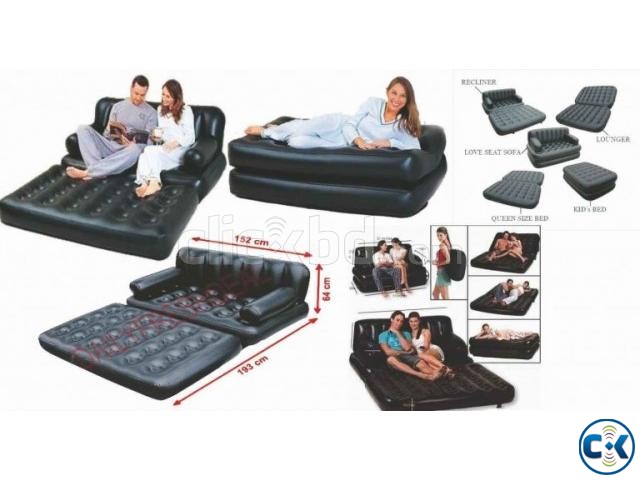 5 in 1 Inflatable Sofa Bed large image 0