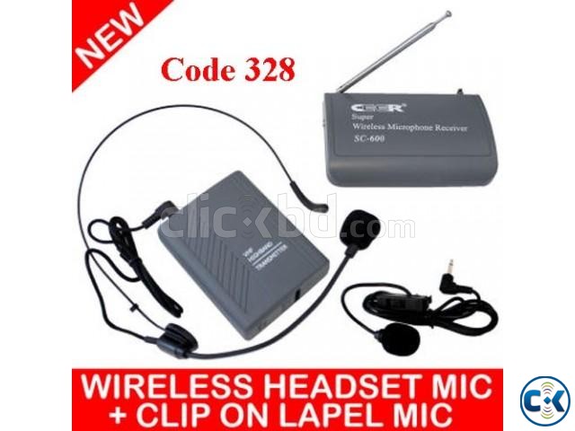 CEER PROFESSIONAL WIRELESS MICROPHONE HEADSET LAPEL CLIP o large image 0