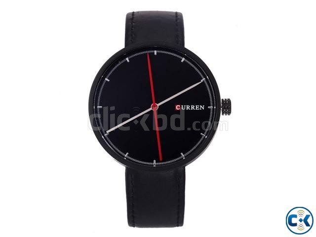 Curren Analog Black Dial Black Band Men s Watch -copy large image 0