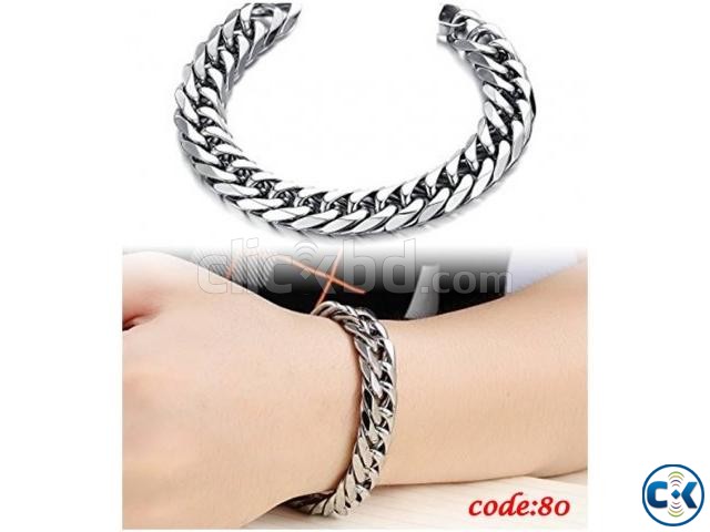 Fashion Punk Style Men s Classical Biker Chain Bracelet -1pc large image 0