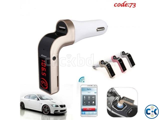 CAR G7 Bluetooth FM Transmitter MP3 Music Player -1pc large image 0