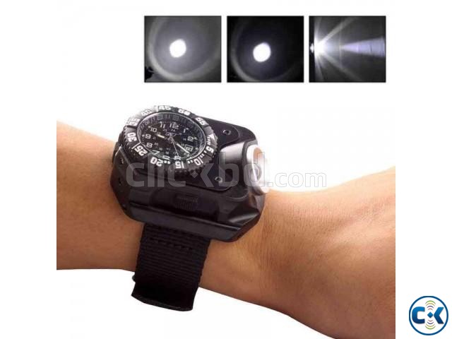 Flashlight Army Wrist Watch large image 0
