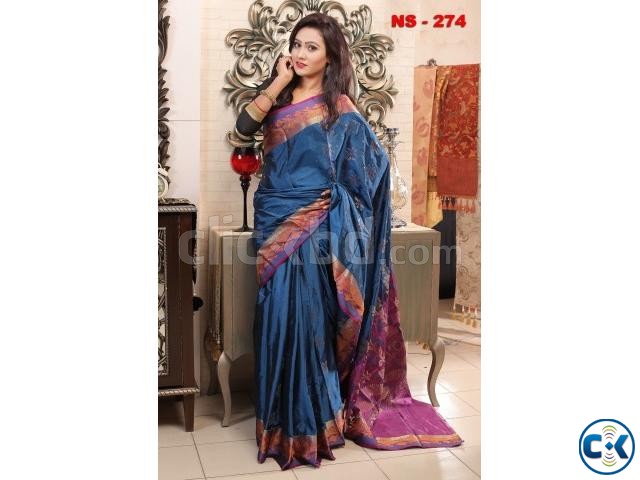 Soft Silk Katan saree large image 0