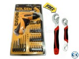 Cordless Screwdriver Set with Drill Machine and SNAP GRIP