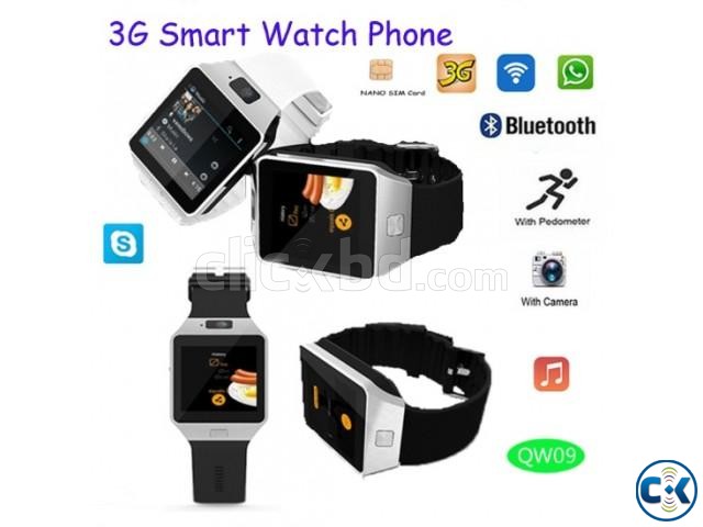 QW09 Original Full Android Wifi 3G Smart Watch Sim Gear in large image 0