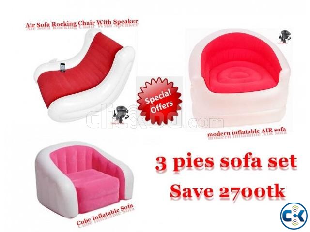 Exclusive 3 Pis Sofa Set large image 0