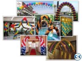 Balloon arch & balloon column