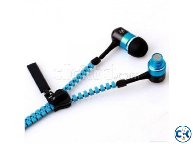 Hi Quality zipper earphone large image 0