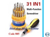 31 in 1 Screwdriver Round