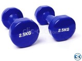 Vinyl Dumbbell Sky Blue -3 KG 1Pcs