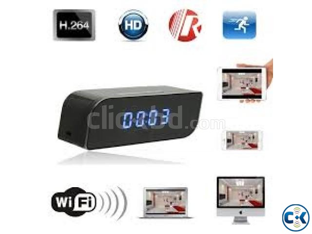 Wifi Digital Clock Camera FULL HD large image 0