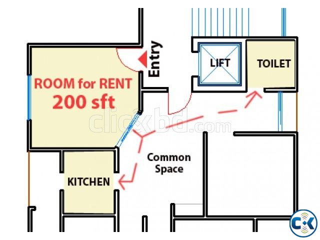 Single Office Room Sublet Lalmatia large image 0