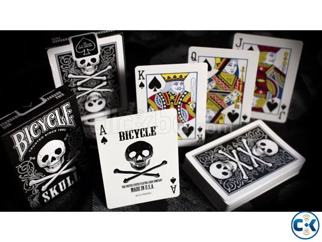 BICYCLE SKULL DECK PLAYING CARD large image 0