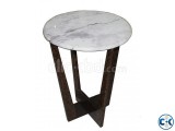 Side Table with Marble Top