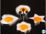 4x Stainless Steel Fried Egg Shaper