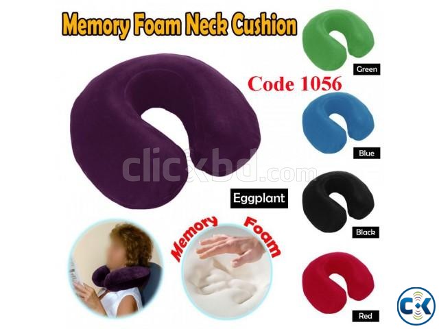 Top Quality Memory Foam Travel Pillow large image 0