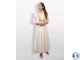 MJ Fashion Park Off White Georgette Kurti For Women