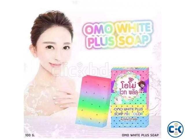 Omo White Plus Soap - 100gm large image 0