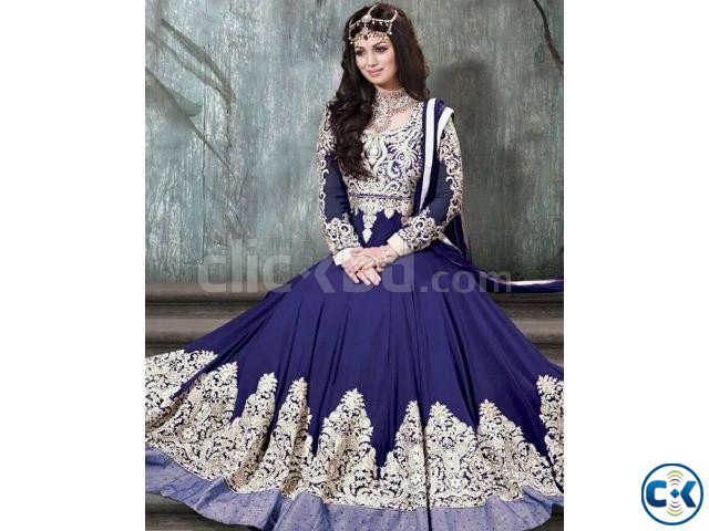 ANARKALI ইন্ডিয়ান সেমিস্টিচড জর্জেট থ্রি-পিস large image 0