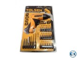 Cordless Screwdriver Set With Drill Machine - Yellow Black