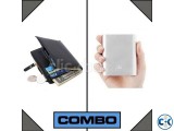 Combo of Bogesi Cowhide Wallet For Men Mi 10000 mAh Power
