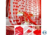 Handloomwala Heart Net Curtain 2pis